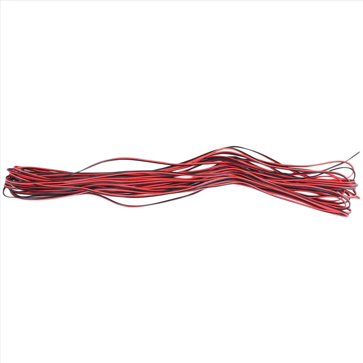 A73T 22 Gauge 15m Red Black Zip Wire AWG Cable Power Ground Stranded Copper Car