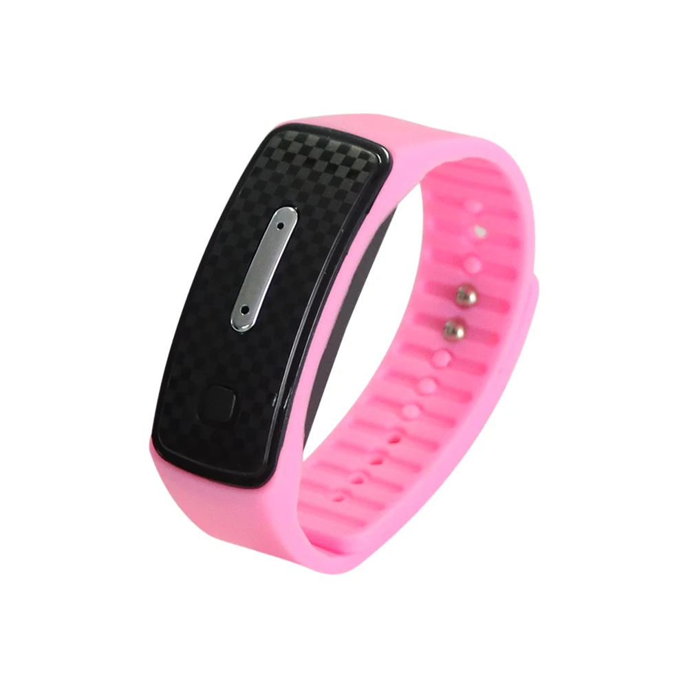 Pulsera ultrasónica repelente de mosquitos para niños y adultos, reloj electrónico para exteriores, prevención de mosquitos, suministros