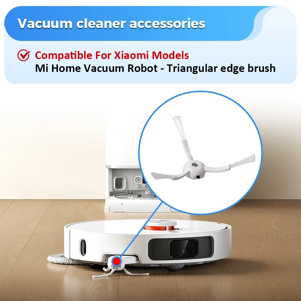 Для Xiaomi Замена боковой щетки для Roborock S50 S51 S55 S6 S60 S6 Pure S6 MaxV S5 Max E25 E35 Аксессуары для робота-пылесоса