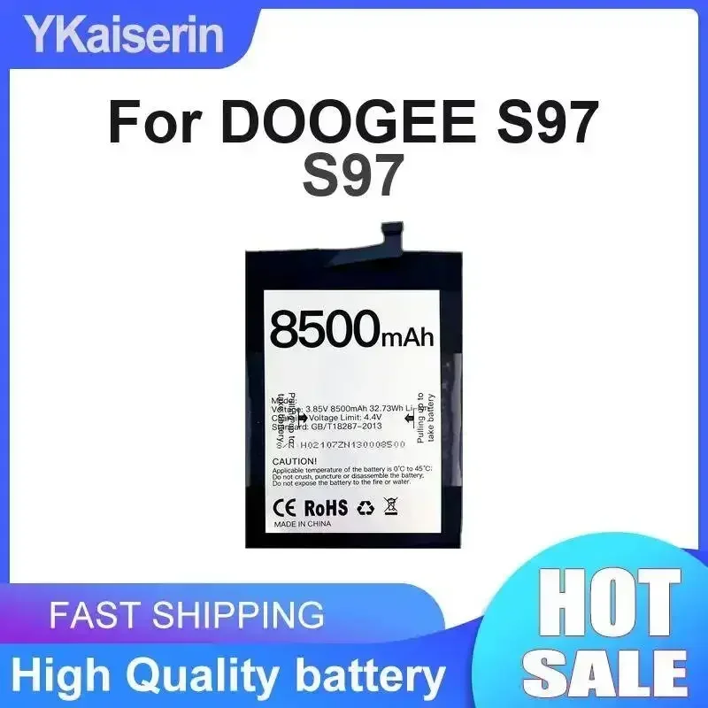 

Strong Compatibility Mobile Phone Battery For Doogee S97 Reliable Replacement 8500mAh