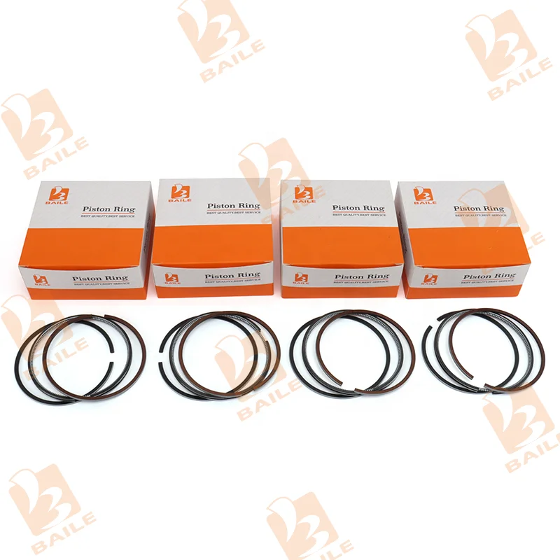 

V2203 4D87 D1703 Piston Ring Set For Kubota Forklift Tractor Diesels Parts 17331-21050 1C030-32585 Piston Rings 87mm