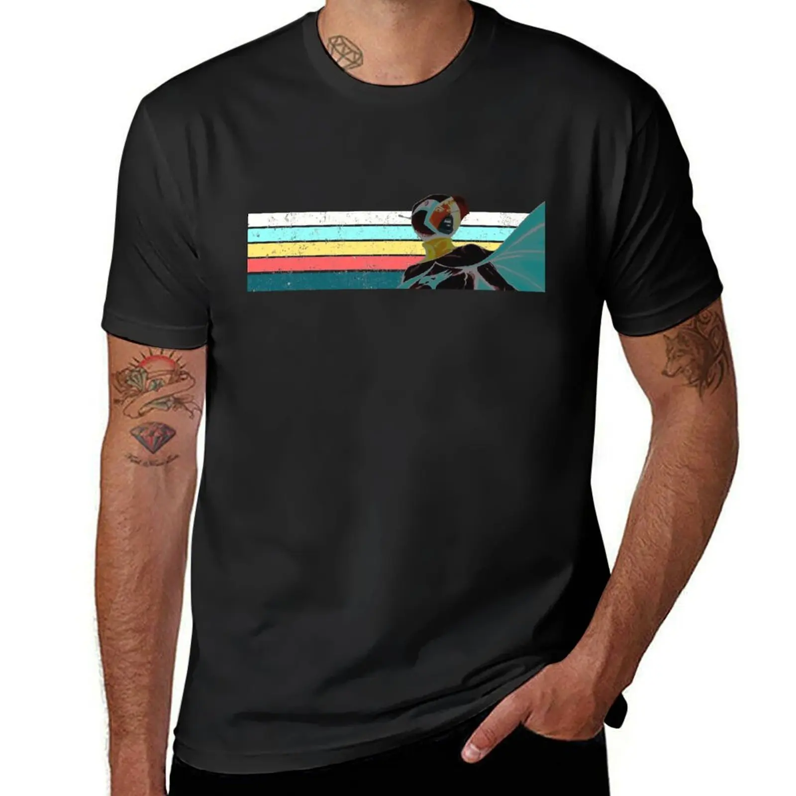 

Battle of the Planets Mark retro Gatchaman gforce design T-Shirt tops summer tops hippie clothes tees plain white t shirts men