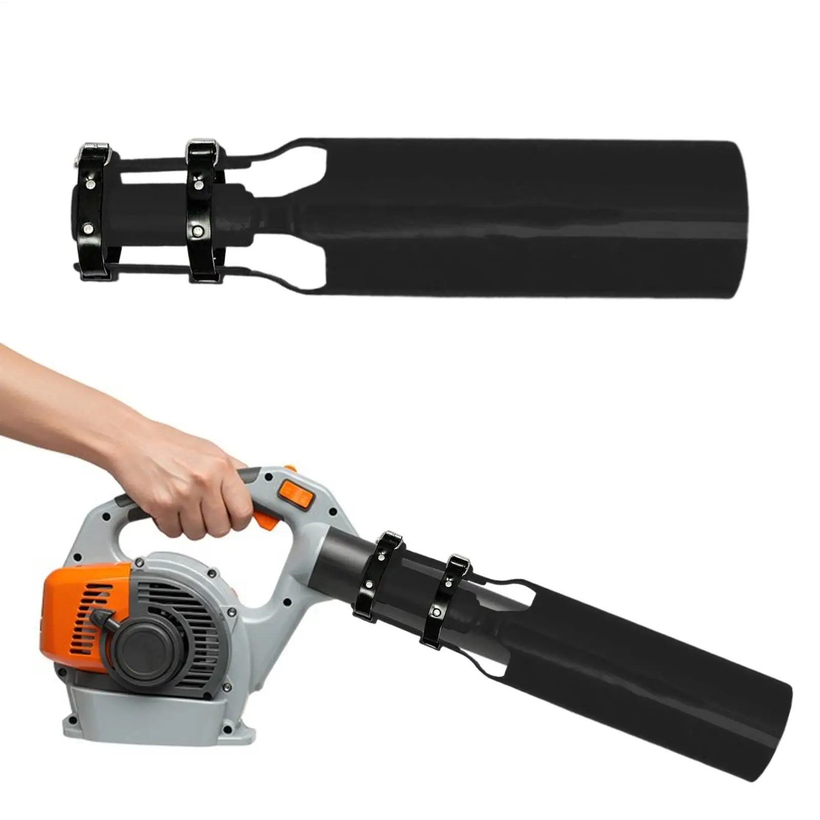 Garden Leaf Blower Air Booster Metal Extension Amplifier For Cleanup Efficiency Leaves Blower Accessories For Yard Patio Lawn