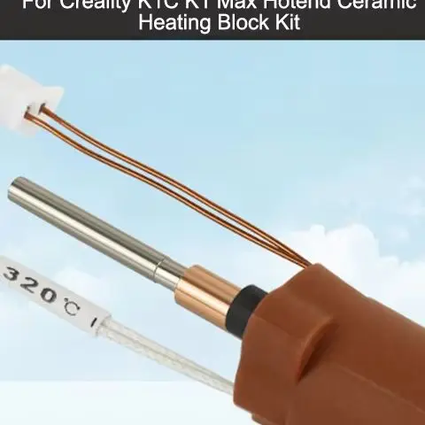 

Для Creality K1C K1 Max Hotend керамический нагревательный блок, комплект терморазрыва, устойчивость к разрыву, детали 3D-принтера Hotend, комплект насадок с быстрой заменой