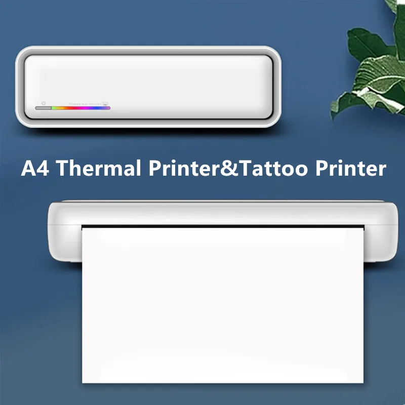 X9 แบบพกพา Tattoo Stencil เครื่องพิมพ์ไร้สายเครื่องพิมพ์สักความร้อนใช้งานร่วมกับโทรศัพท์/แท็บเล็ต/PC สําหรับศิลปินสักและผู้เริ่มต้น