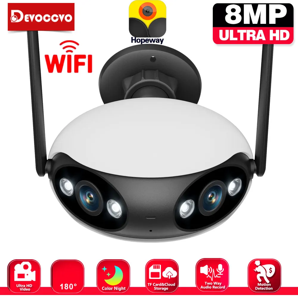 8mp-4k-dual-lens-wide-angle-180°-wifi-ip-camera-outdoor-motion-detection-ultra-wide-view-color-night-vision-surveillance-camera