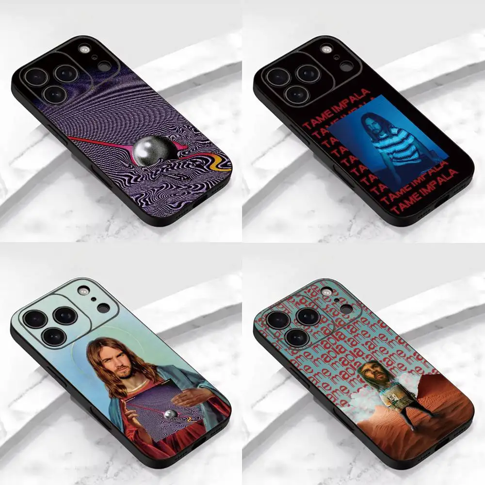 

Currents T-Tame I-Impala Phone Case For iPhone 17, 16,15,14,13,12,11 Plus,Pro Max, Others Soft Black Cover
