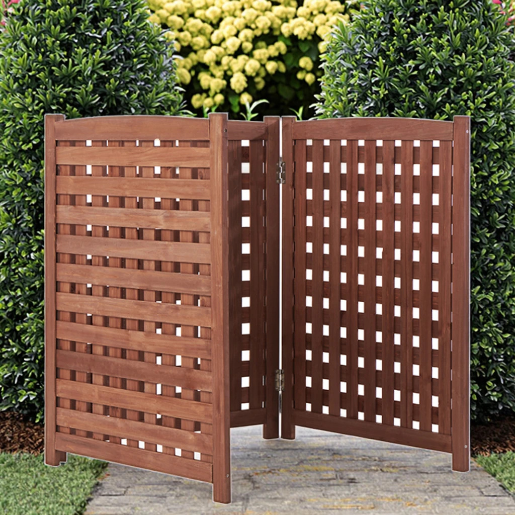 new Air Conditioner Fence Wood Composter Bin 3 Panels 32