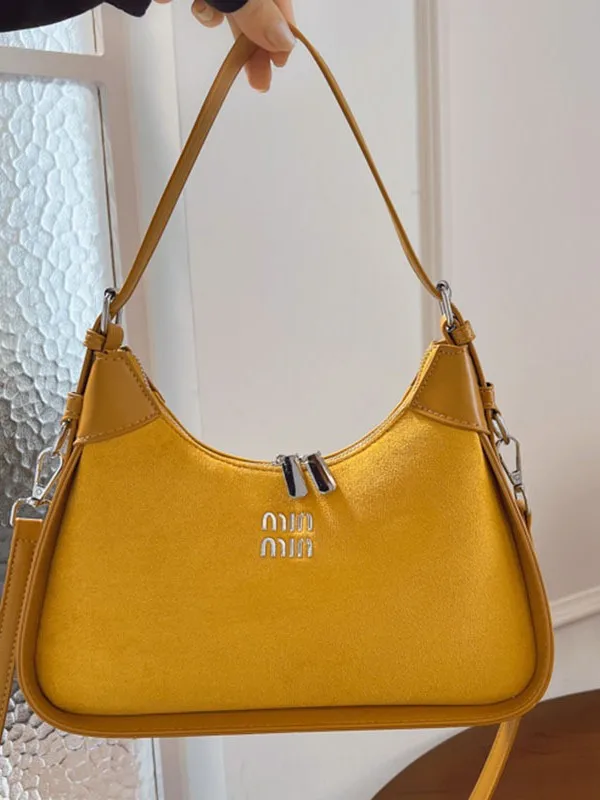 

Elegant Quilted Shoulder Bag for Women, 2025 New Sling Bag, Retro Faux Leather Crossbody Purse with Metal Chain for Casual Style