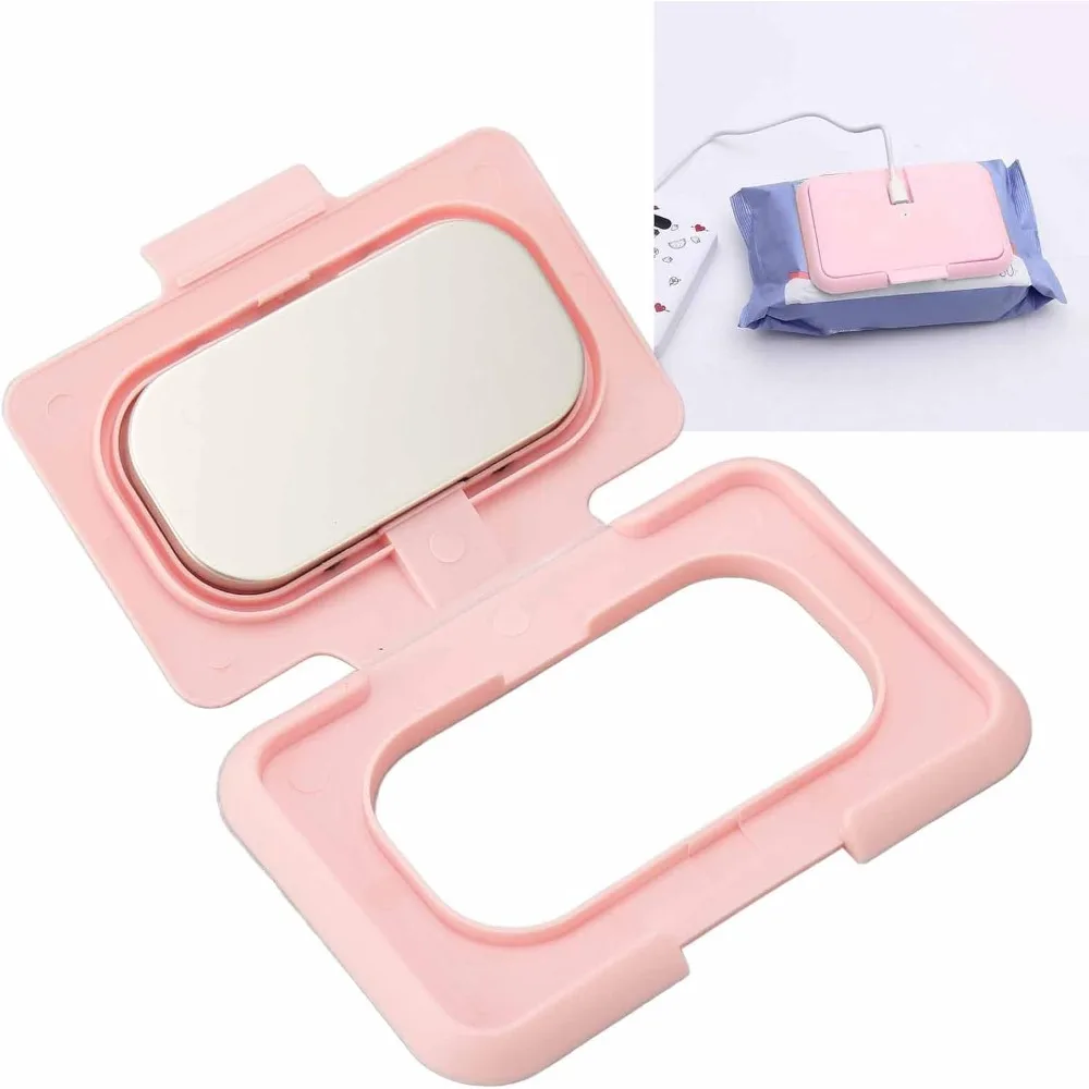 Portable Baby Wet Wipe Warmer Wet Wipe Heating Warmer Dispenser Constant Temperature USB Wet Wipe Heater for Home Car Travel