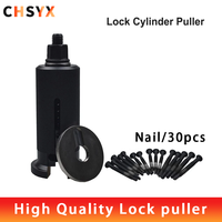 Lock Cylinder Puller Set Professional Locksmith Euro Cylinder Puller with Screws Door Lock Core Puller Tool Lock Cylinder Puller