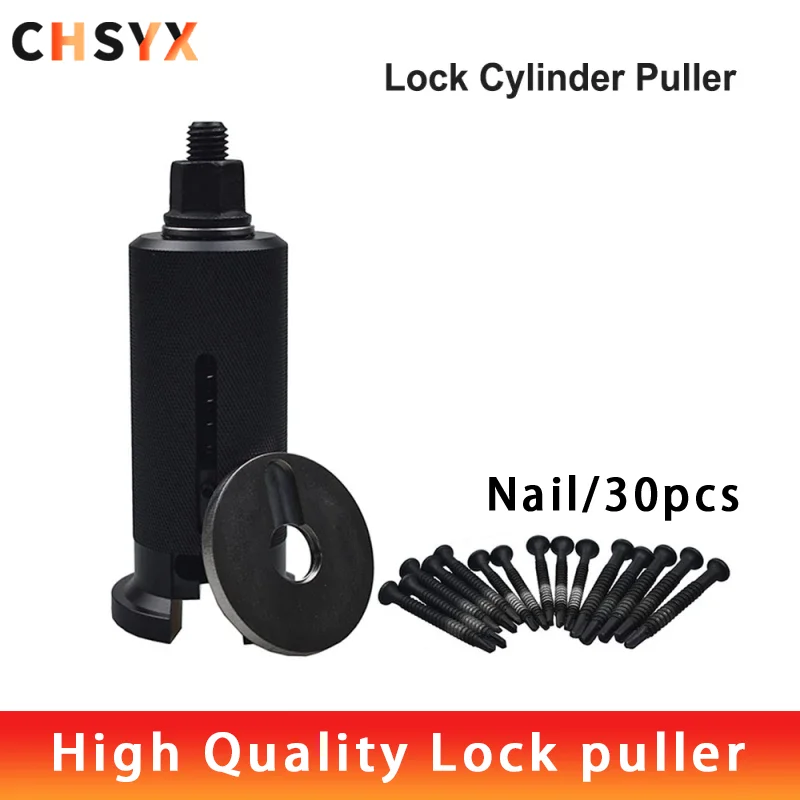 Lock Cylinder Puller Set Professional Locksmith Euro Cylinder Puller with Screws Door Lock Core Puller Tool Lock Cylinder Puller