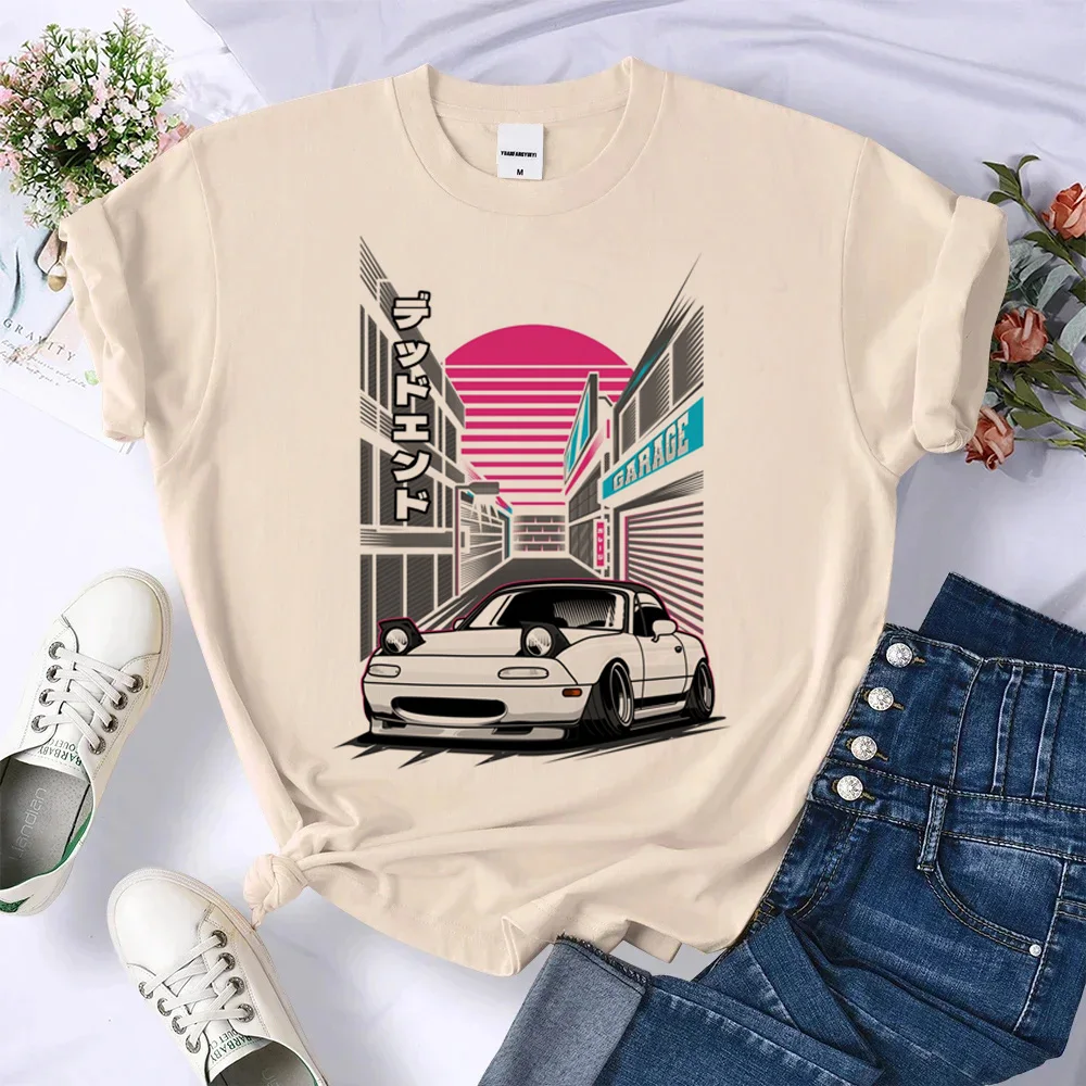 Miata Tee women summer Y2K streetwear t shirt female y2k harajuku clothing