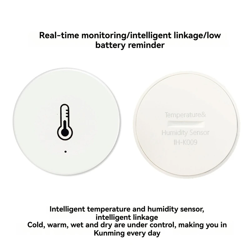 Tuya Zigbee Temperature And Humidity Sensor Voice Control Intelligent Home Hygrometer Real-Time Monitoring