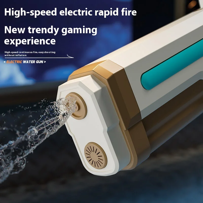 Electric Water Guns For Adults Powerful Squirt Automatic Water Suction Water Blasters Summer Outdoor Beach Toy For Kid Gift