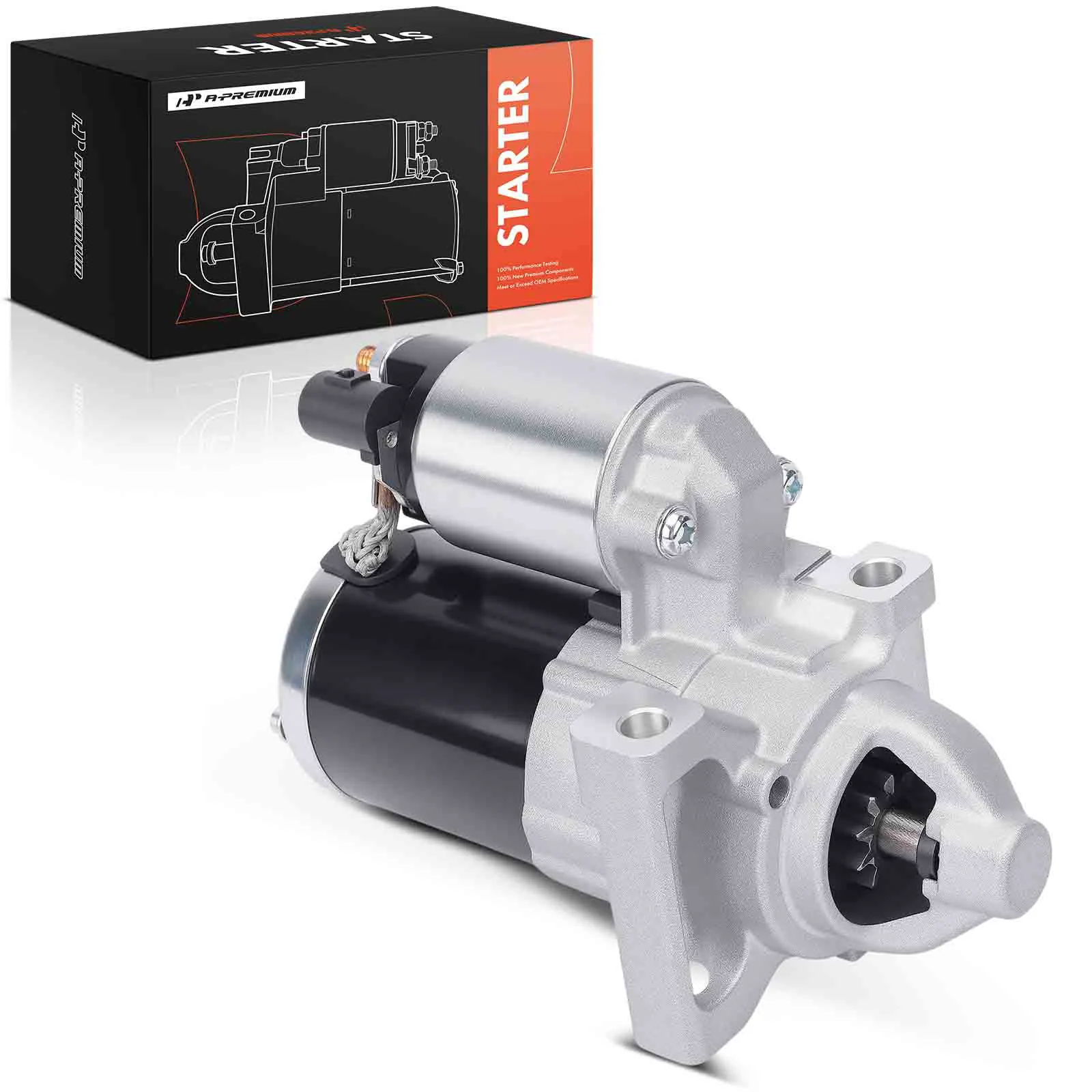 A-Premium Starter Motor for Chevrolet Silverado 1500 19-21 Silverado 2500 HD Silverado 3500 HD 20-22 GMC Sierra 1500 19-21