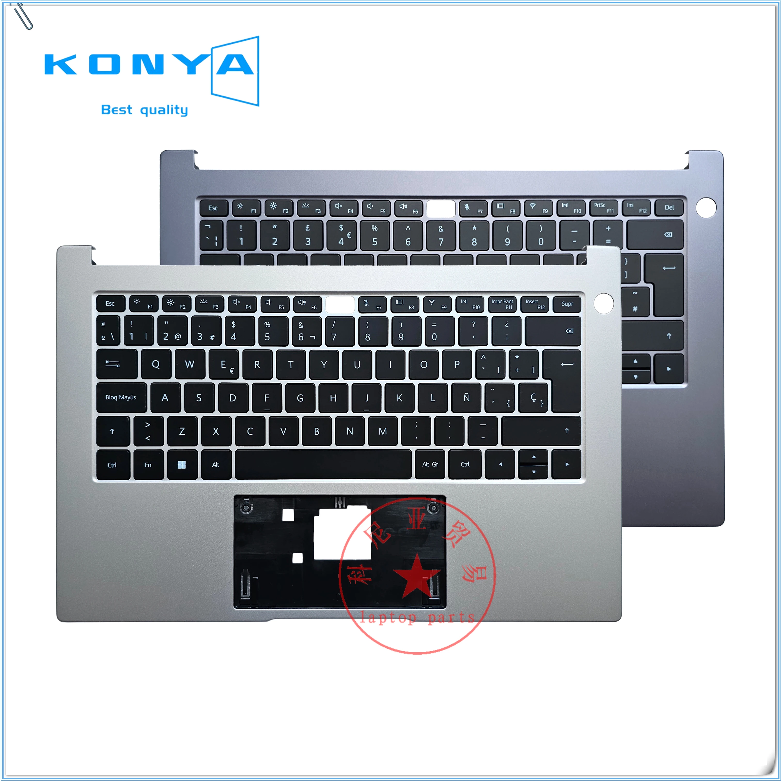 

New Original For Huawei MateBook D14 NBM NBIL NBDE-WAE9 WAH9P WFH9 NBF-16 Laptop Palmrest Upper Case Cover With Backlit Keyboard