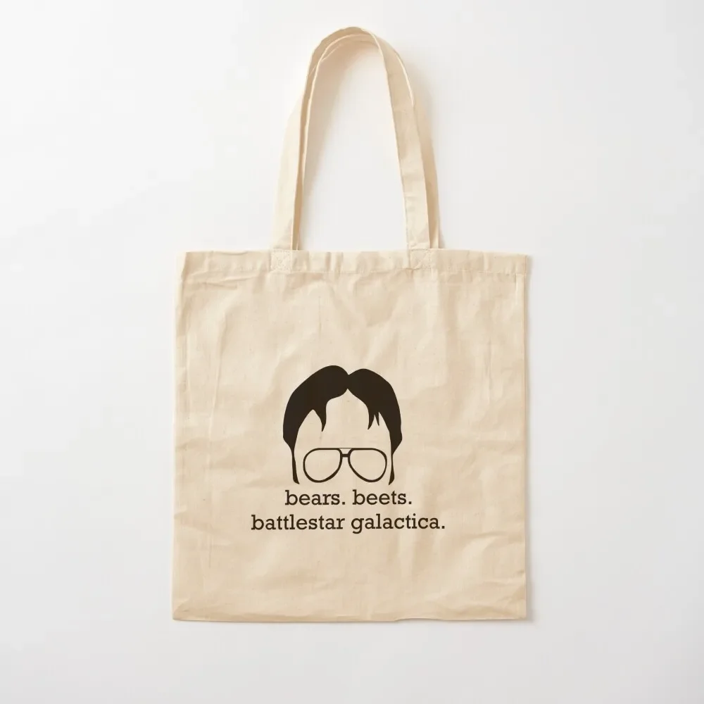 

Bears, beets, battlestar galactica Tote Bag Women's shopper tote bag men's Women's shopper bag