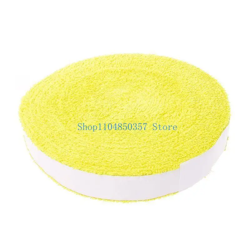 

652F 10m Towel Grip, Badminton Tennis Overgrips, Badminton Racket Overgrips Black Red Blue Yellow