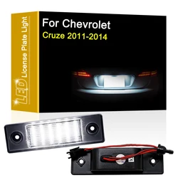 12V LED Number Plate Lamp For Chevrolet Chevy Cruze 2011 2012 2013 2014 White License Plate Light Assembly