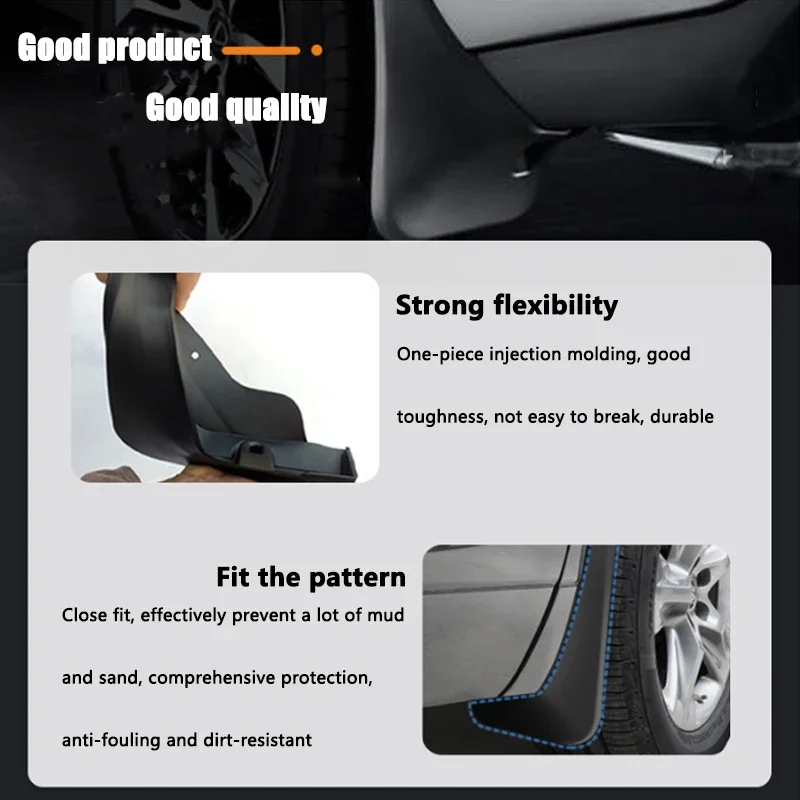 For BYD Tang L Sealion 8 2025 2026 Car Accessories Dust-proof Mudguard MudFlaps Fender Guards Splash Protect Mudguards Wheels