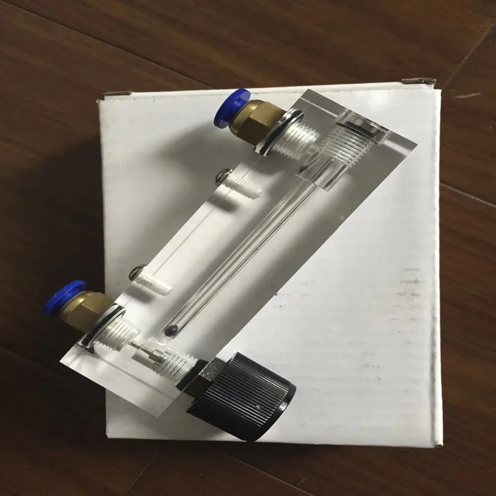 

LZT-4T 0.2-2 LPM 0.2-2L/min Square Panel Gas liquid Flowmeter Flow Meter rotameter LZT4T Tools Flow Measuring