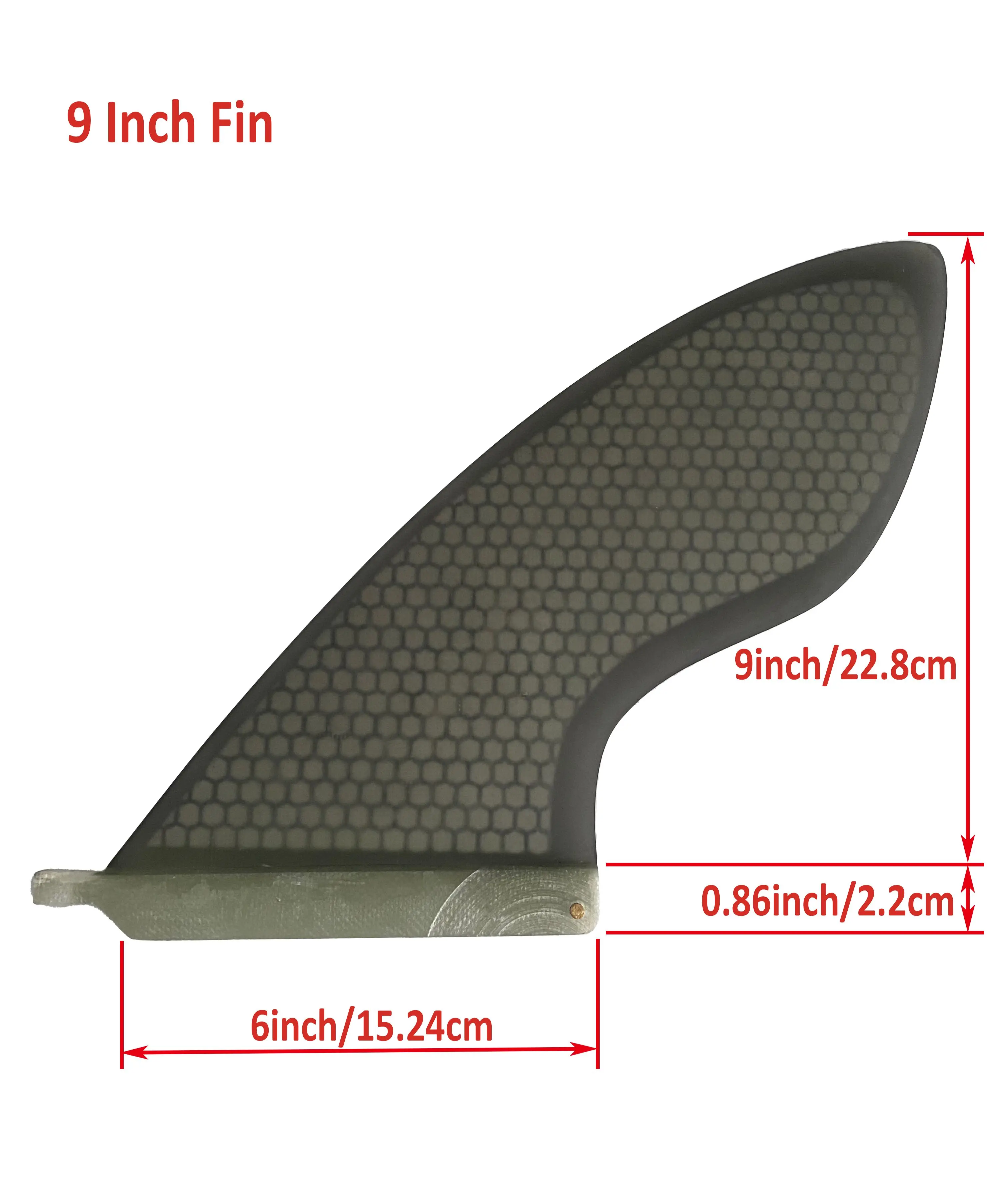 7/8/9/10 Zoll Surf Fin Honeycomb Fiberglas SUP Board Fin Für Surfbrett Longboard Surfen Wasser Sport Zubehör – Detail 5