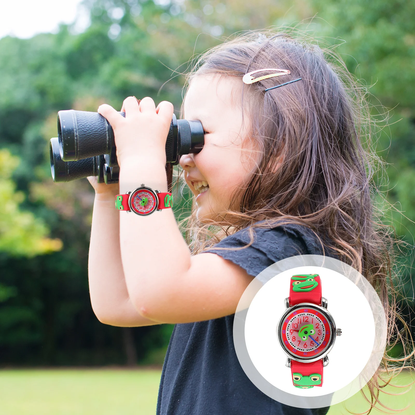 1Pcs Watch Cartoon 3D Silicone Wristwatch Fine Craftsmanship Comfortable Outdoor 's Watch