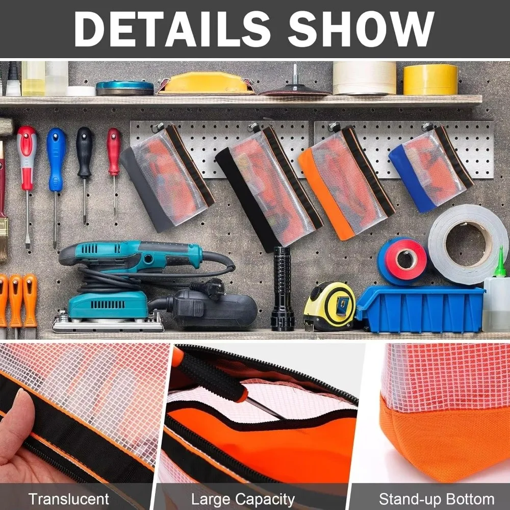 

Новая сумка для хранения инструментов из ПВХ, антистатическая, прозрачная, водонепроницаемая, портативная, для организации инструментов