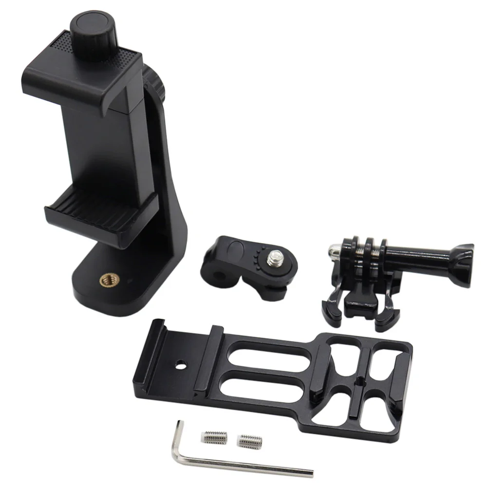 New Style Tactical Gun Airsoft Pistol 20mm Picatinny Rail Mount Phone Camera Holder For Iphone Cell Phones Gopro Sports Camera