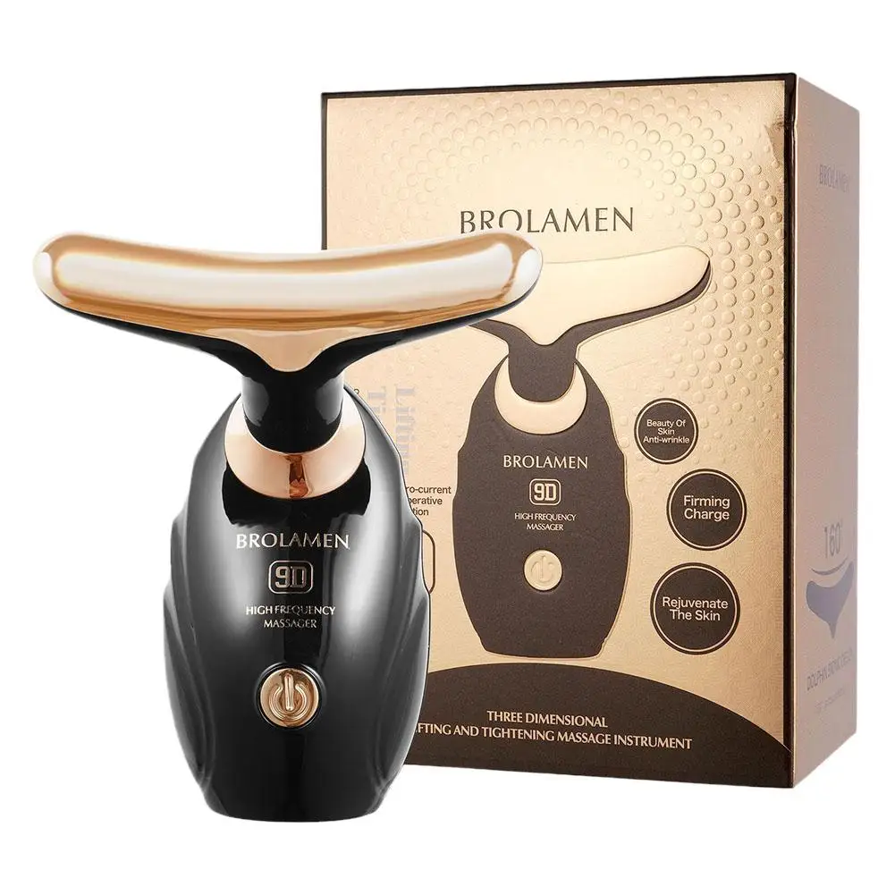 Ultrasonic Pulse Current Neck Beauty Instrument Fade Facial Lines Firming Restore Fine Elasticity Massager Skin Lifting Bea B1L9