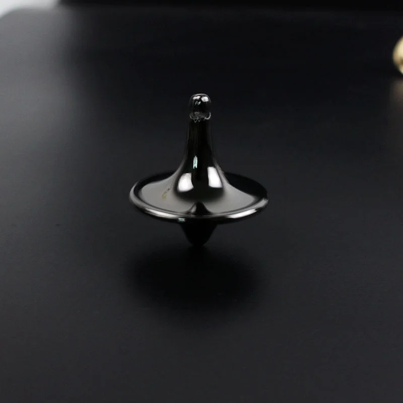 Jouet Fidget en métal Illusion Gravity Spinner 3D, Gadget de soulagement de l'anxiété TDAH pour bureau Cool, cadeaux pour hommes et garçons