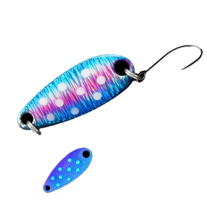 AppĂąt cuillĂšre japonais 2.3g 3.5g 5g Spinner Laser cuillĂšre lumineuse UV leurre de pĂȘche ruisseau de riviĂšre bar d'eau douce brochet truite