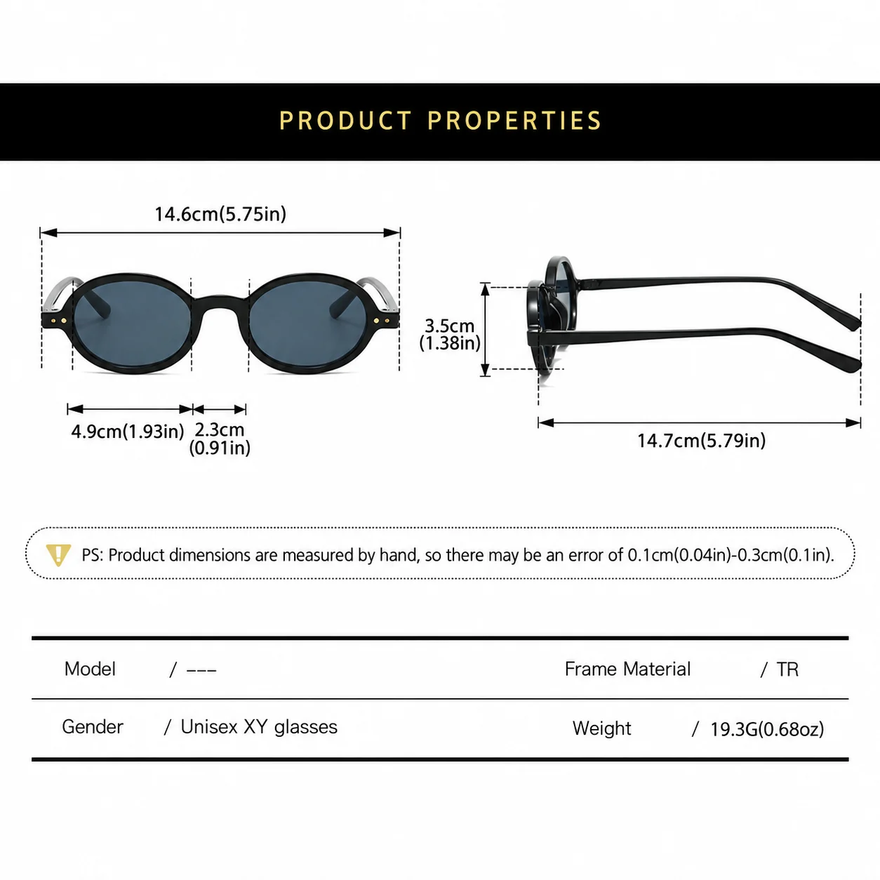 Retro Sunglasses Lightweight Rivet Sunglasses Tr Frame Sunglasses Versatile For Stage Performance Outdoor Activities Outdoor