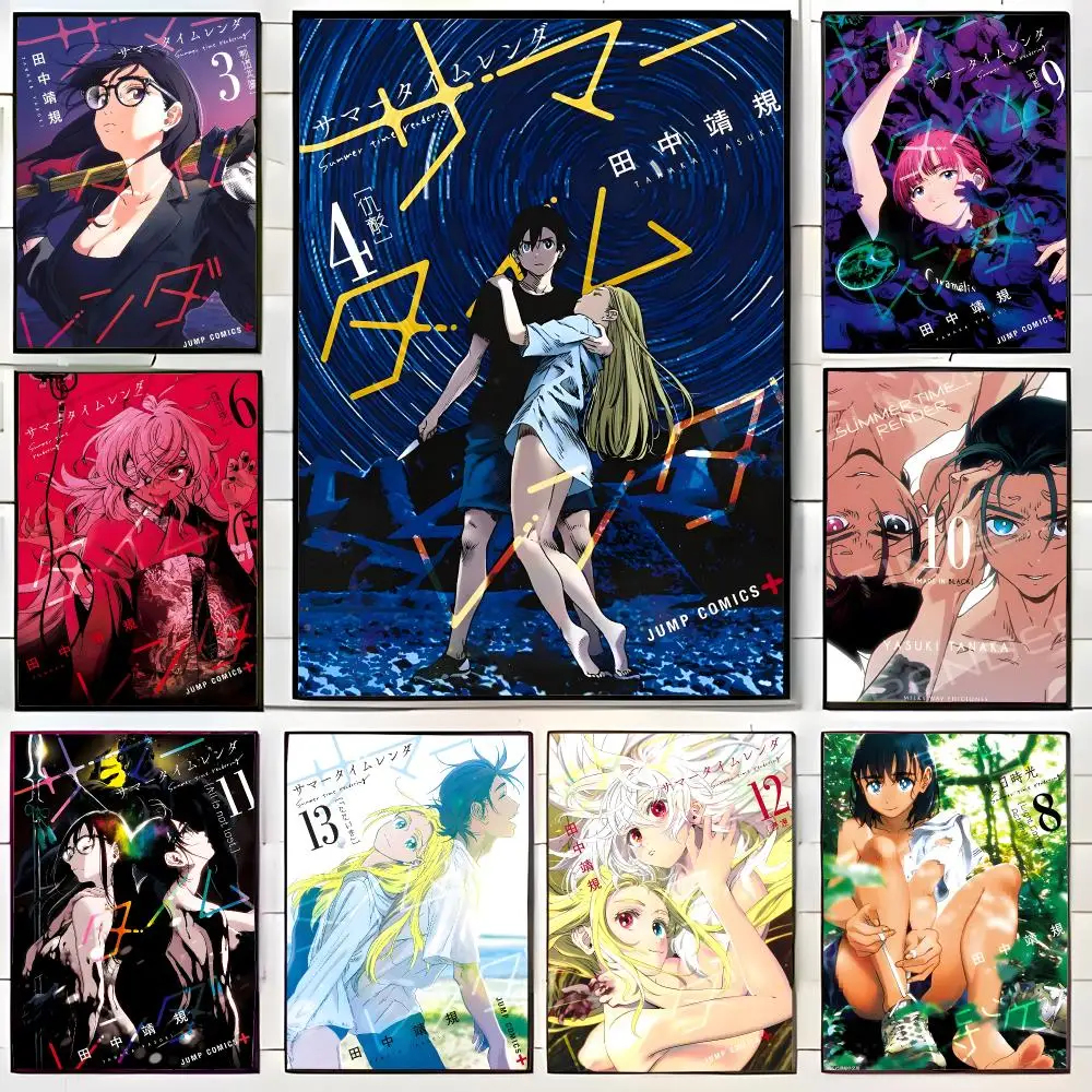 Manga Mystery Summer Time Rendering Poster Wall Art Print Decorative Mural Home Decor Gift Unframed
