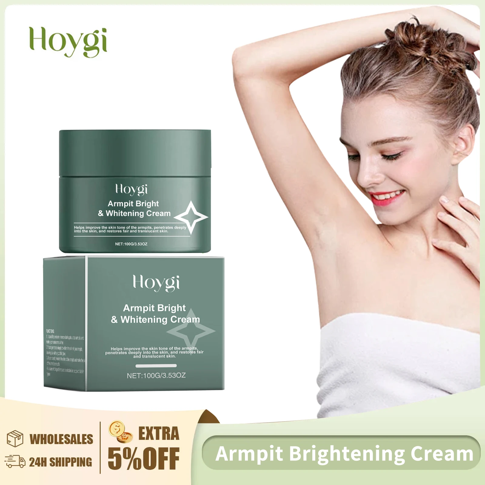 

Underarm Whitening Cream for Improving Dark Skin Underarm Fade Dullness Bleaching Armpit Moisturizing Brightening Smooth Lotion