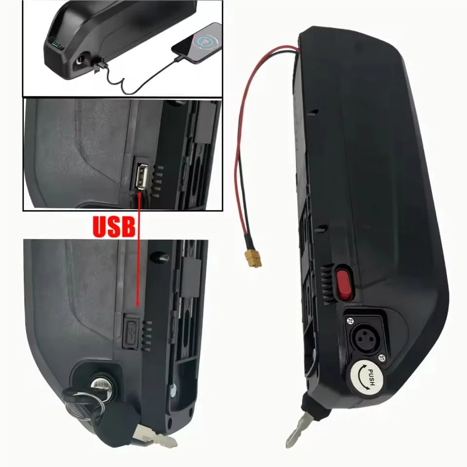 حزمة بطارية ليثيوم Hailong جديدة ذات سعة كاملة 36 فولت 48 فولت 52 فولت، مناسبة لـ 250-3000 وات، متانة معززة ونطاق ممتد #5