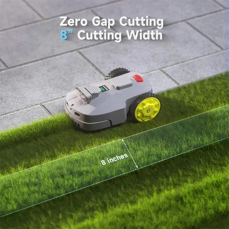 STLF Intelligenter Roboter-Rasenmäher, automatischer Rasenmäher mit präziser Navigationshindernis, vermeidet All-Terrain-Fähigkeiten