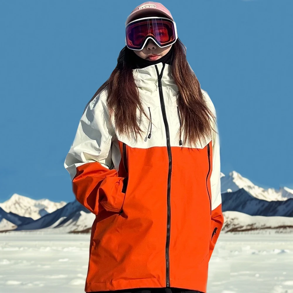 

New 2025 Couple Skiing Jacket Winter Adult Snowboard Hoodie 3L Pro Windproof Waterproof Snow Coat Alpine Sport Warm Ski Clothes