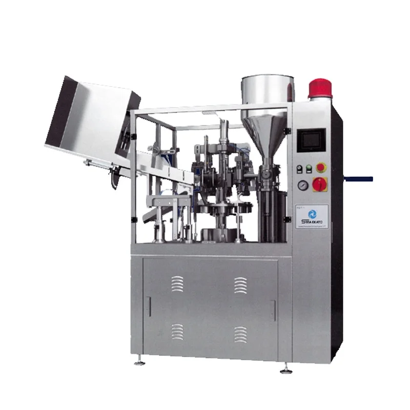 Newest Automatic Electric Tube Filling Sealing Machine Easy Operation for Cosmetics Facial Wash Body Wood Case Engine Motor PLC