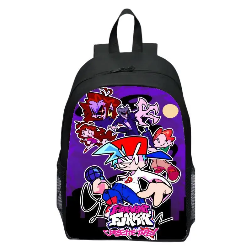 Friday Night Funkin Children's Backpack Fashion Backpack for Primary, Secondary, and High School Students