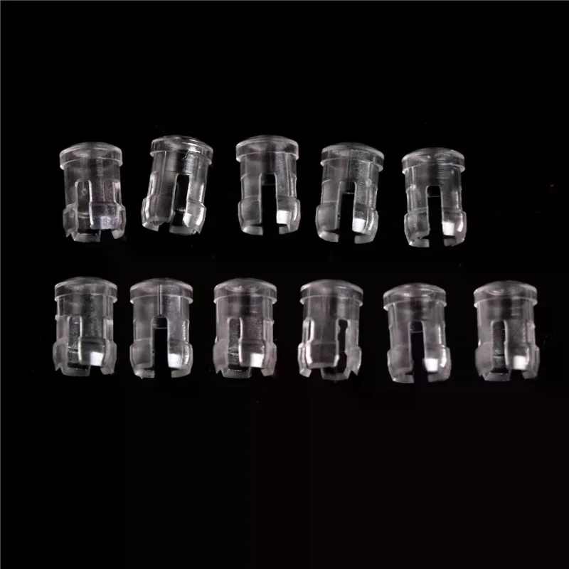 10PCS 3mm LED Light Emitting Diode Lampshade Protector Clear