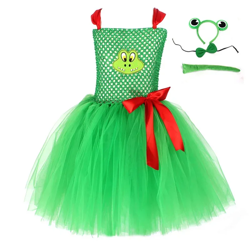 2022 الرعب الساحرة مرحلة أداء الملابس هالوين توتو تنورة فستان شبكي الفتيات تأثيري حلي كرنفال حفلة سحر فتاة فساتين