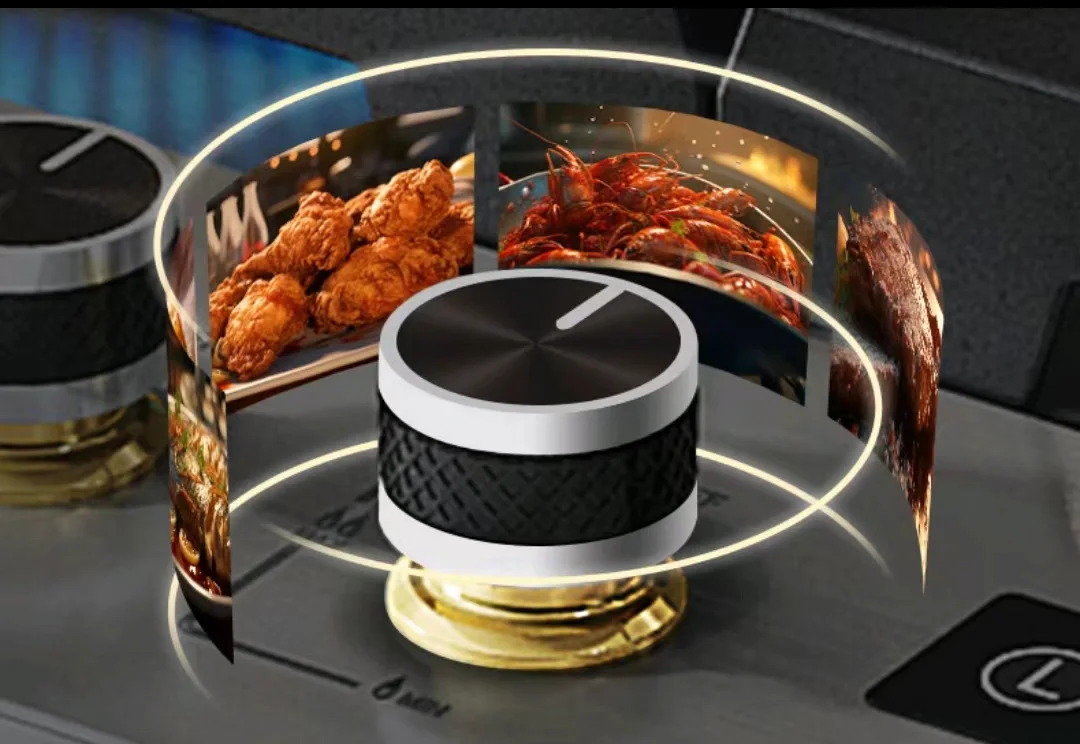 Four Burner China Happy Home Smart Stainless Steel Gas Stove for Kitchen Household