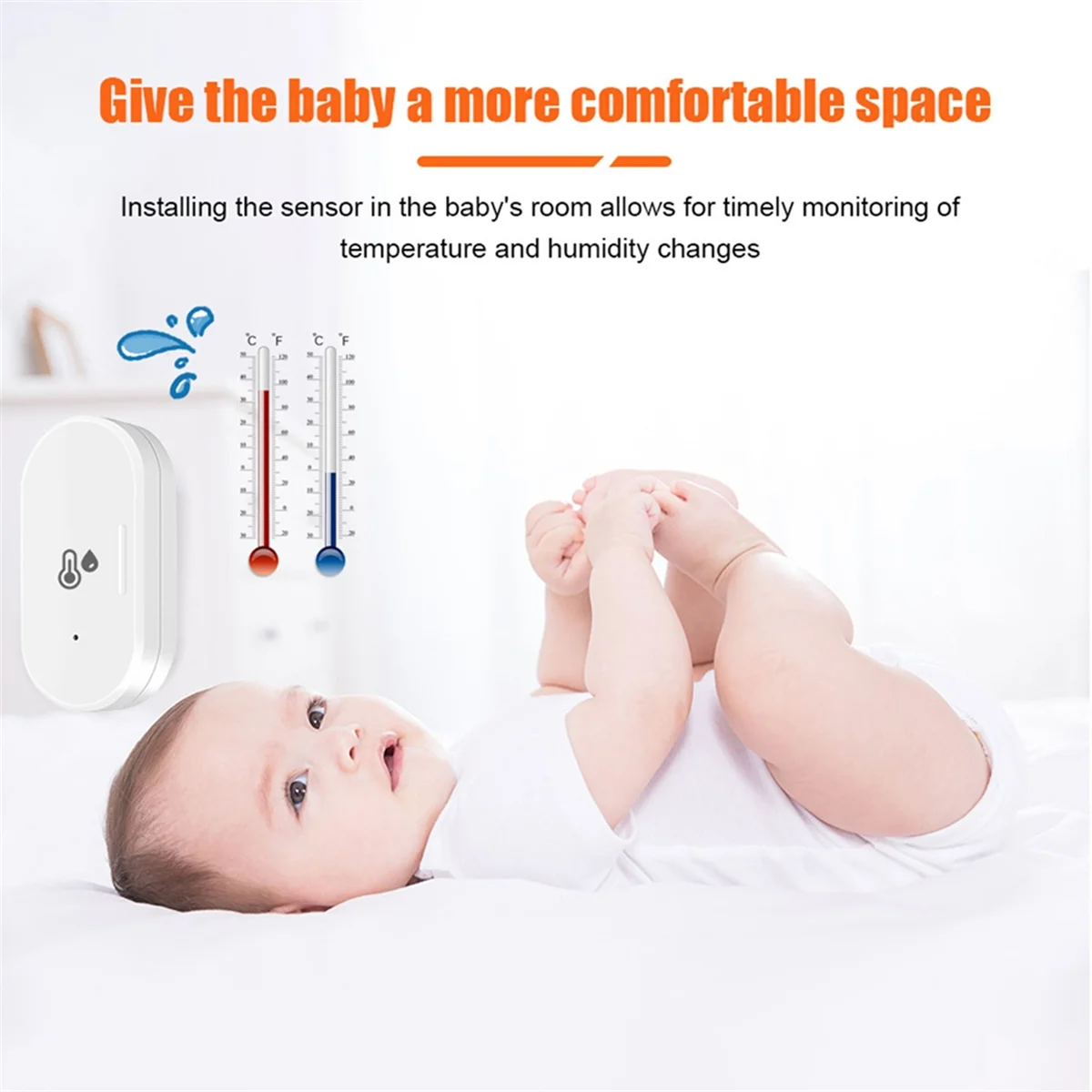 Innovative! Tuya ZigBee Smart Temperature & Humidity Sensor, Outdoor Hygrometer Thermometer Mini Temperature Humi