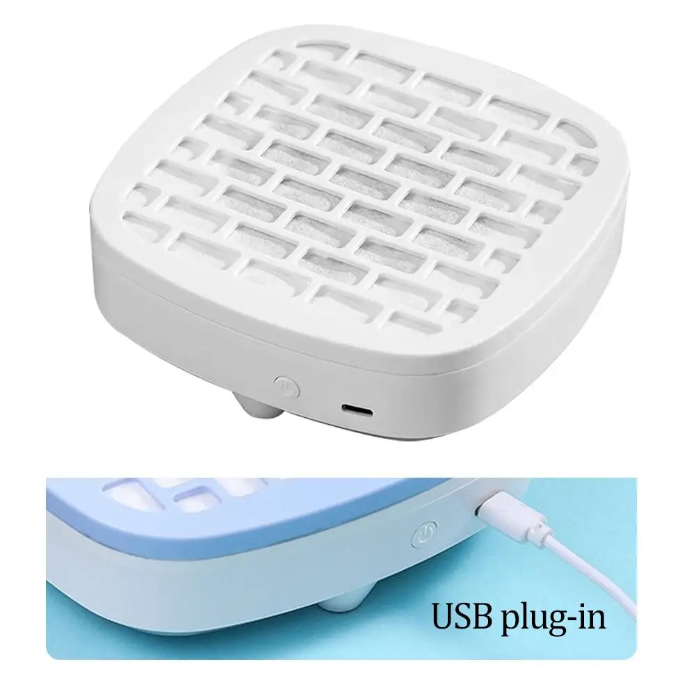 1개 USB 미니 매니큐어 네일 진공 청소기 강력 흡입 네일 먼지 수집기 휴대용 네일 아트 진공 먼지 청소기