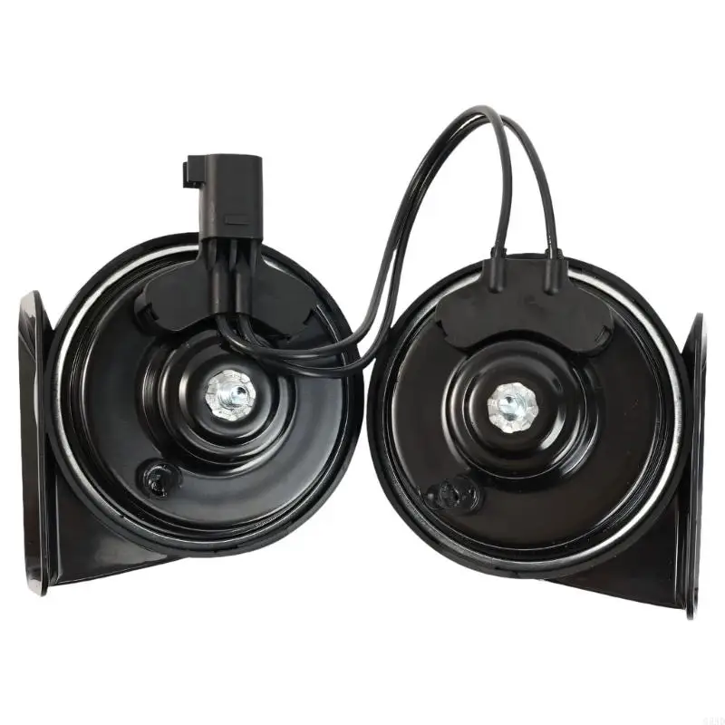 

Heavy Duty Pair Of Metal Car Horns For Vehicles Single Plug Design Easy Install