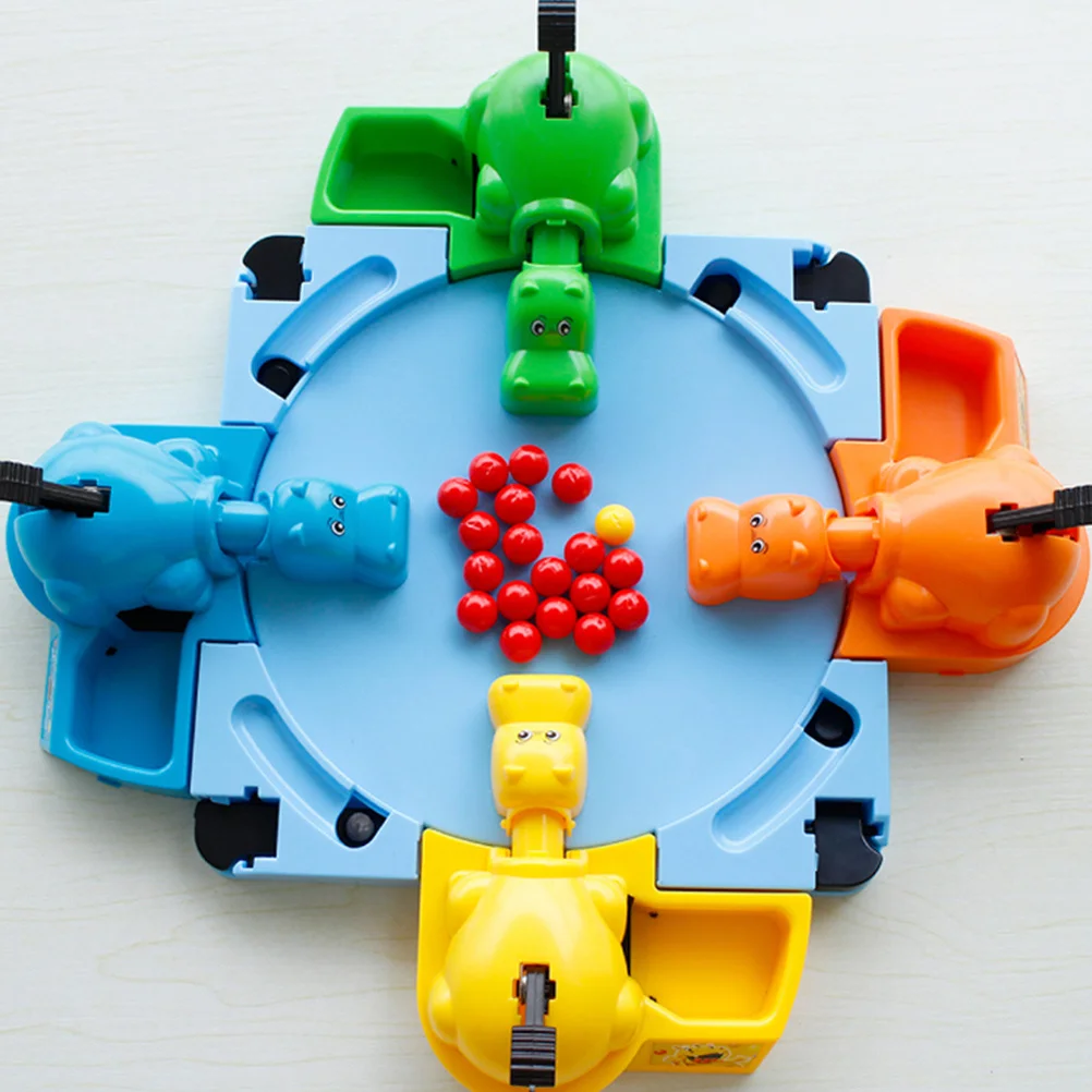 

1Set Educational Marble-Swallowing Hippo Interactive Early Learning Game for Kids Boys Girls Parent-Child Play Fun Gift