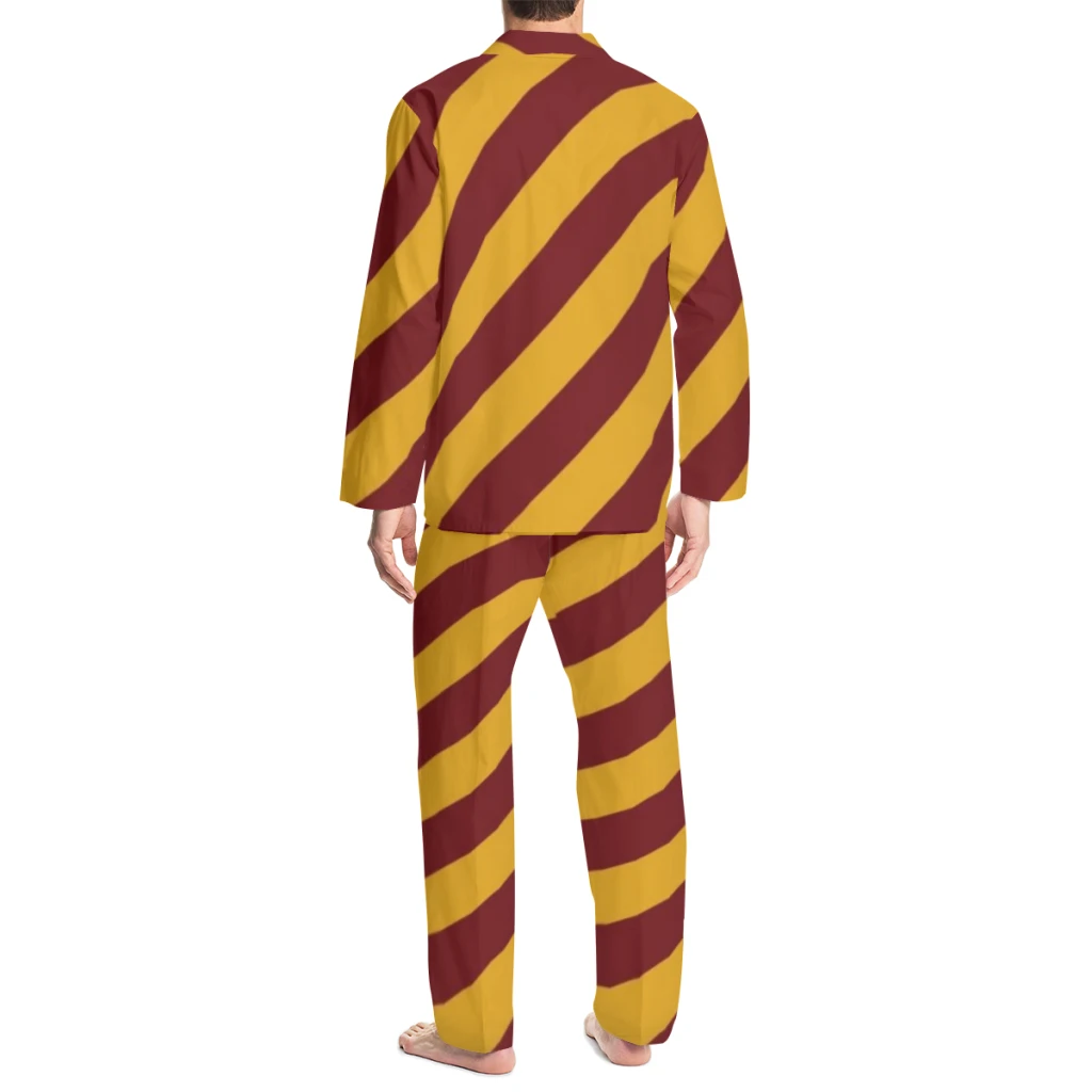 Harry Potter Cotton pajamas set for men and women, long-sleeved strawberry doll print casual pajamasHarry Potter