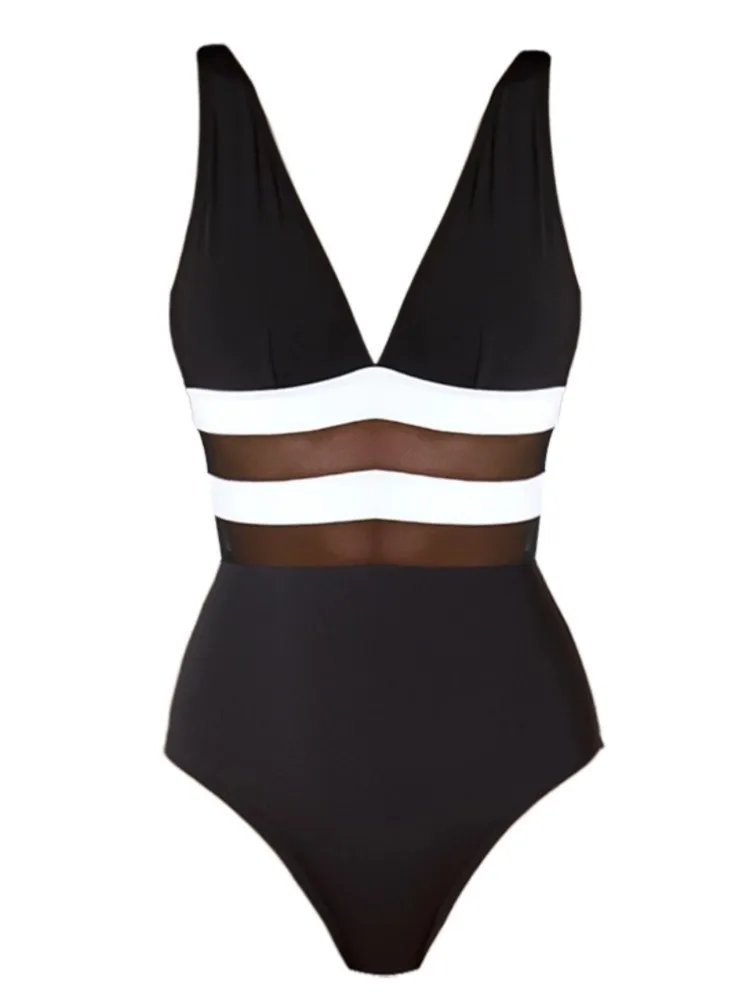 New High Waist Sexy Swimsuit Women Summer Bathing Suit Bikini Set Sleeveless Swimwear Women Beach Swimming Suit For Female